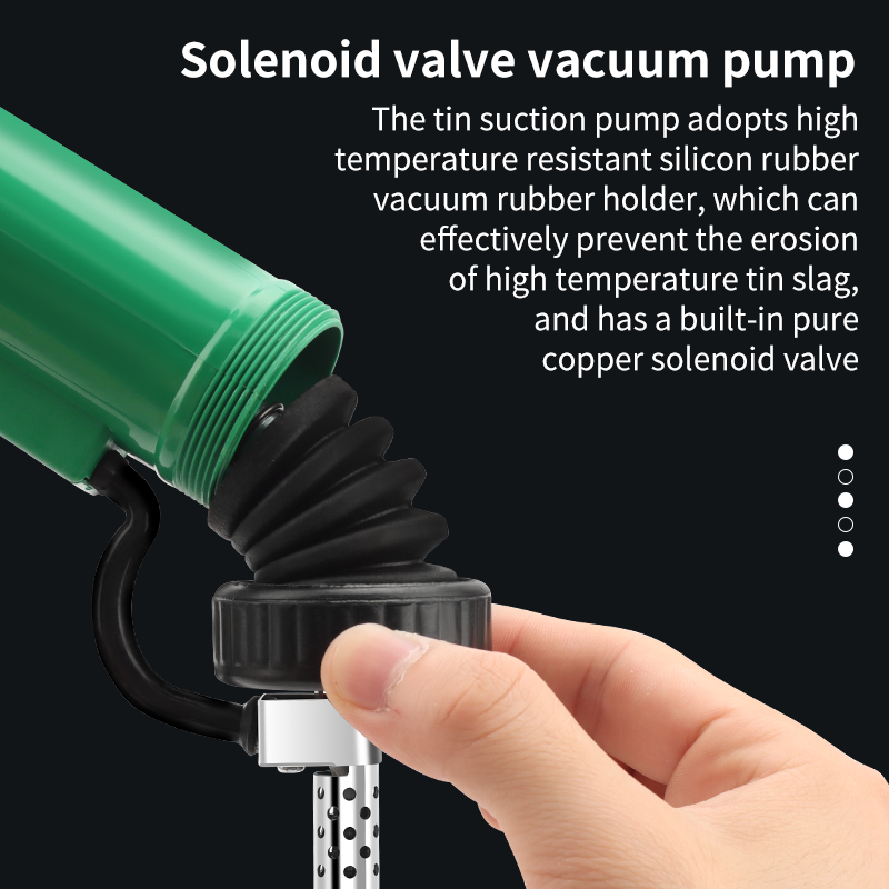 LUXIANZI 220 فولت 50 هرتز الكه - مراجعة Desoldering Gun Vacuum Electric وسعره